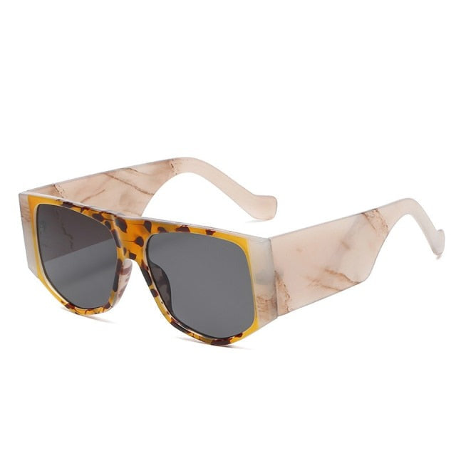 Calanovella Retro Square Sunglasses Women Brand Designer Sun Glasses