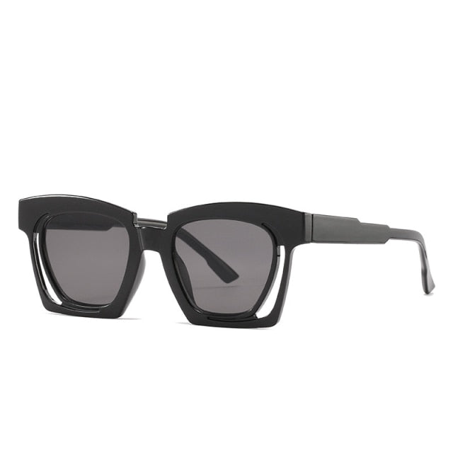 Calanovella Square Oversized Sunglasses Fashion Square Men Women Shades UV400 Vintage Glasses Luxury Brand Designer
