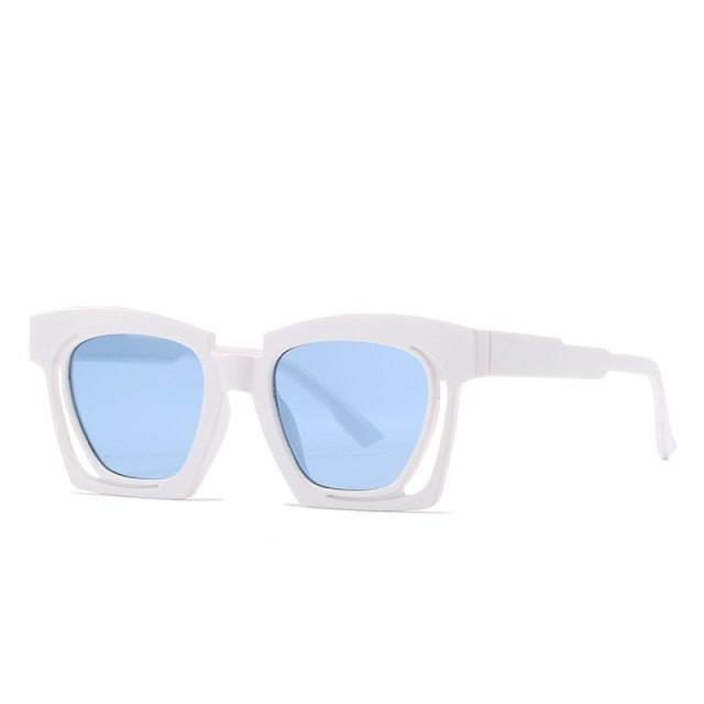 Calanovella Square Oversized Sunglasses Fashion Square Men Women Shades UV400 Vintage Glasses Luxury Brand Designer