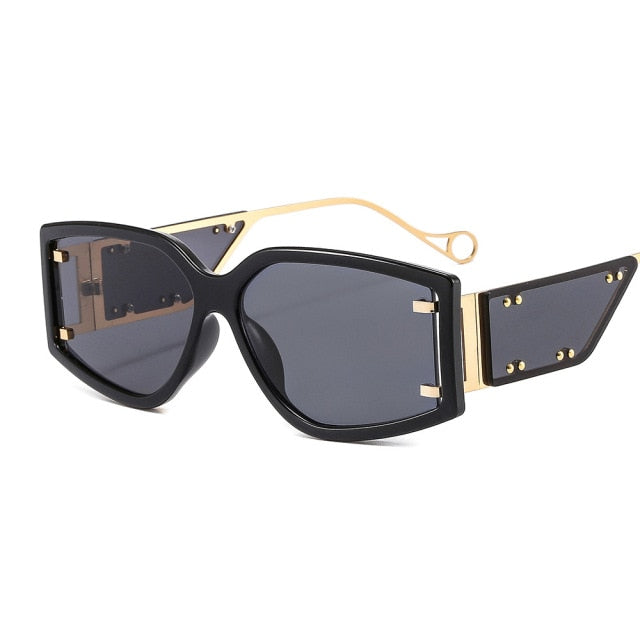 Calanovella Big Square Rectangle Sunglasses UV400