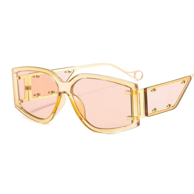 Calanovella Big Square Rectangle Sunglasses UV400