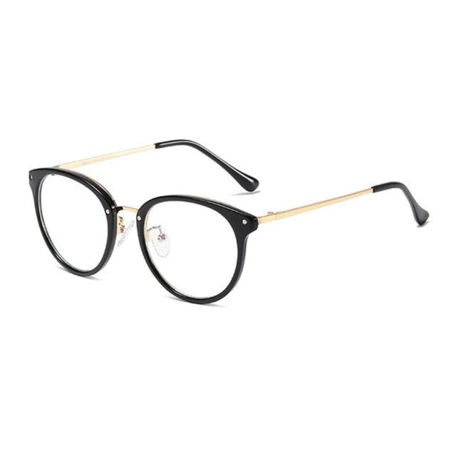 Calanovella Classic Anti Blue Light Eyeglasses Frames Fashion TR Round