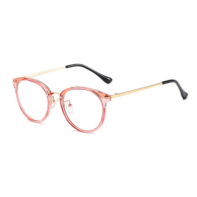 Calanovella Classic Anti Blue Light Eyeglasses Frames Fashion TR Round