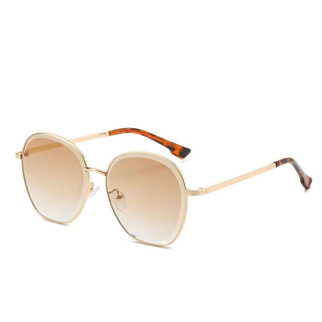 Calanovella Trendy Retro Round Fashion Cool Color Lens Sun Glasses
