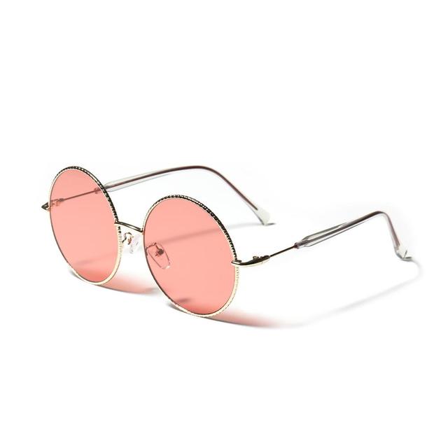 Calanovella Round Sunglasses Vintage Classic Design Fashion Eyewear