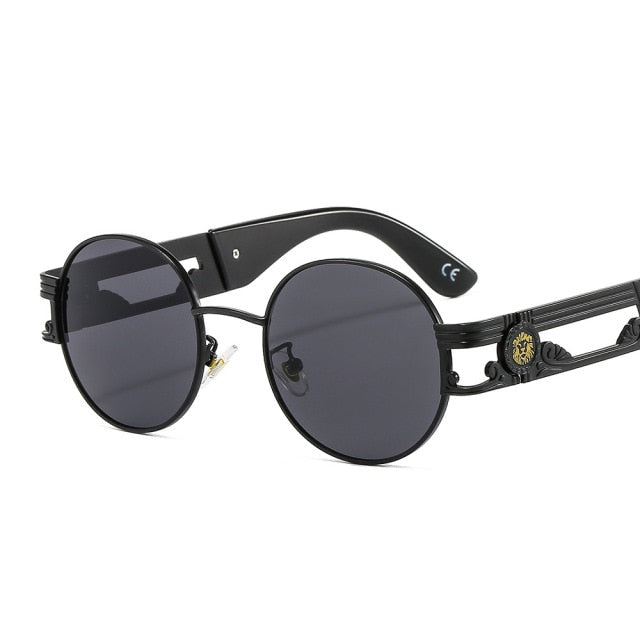 Calanovella Steampunk Goggles Vintage Round Sunglasses Retro Punk