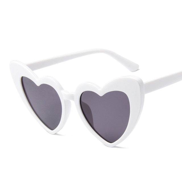 Calanovella Love Heart Sunglasses Women Big Frame Personality Sunglass