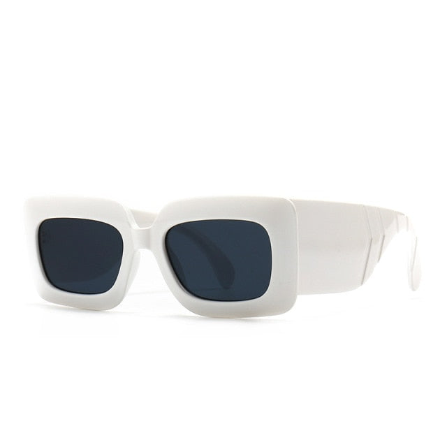 Calanovella Wide Frame Square Rectangle Sunglasses UV400