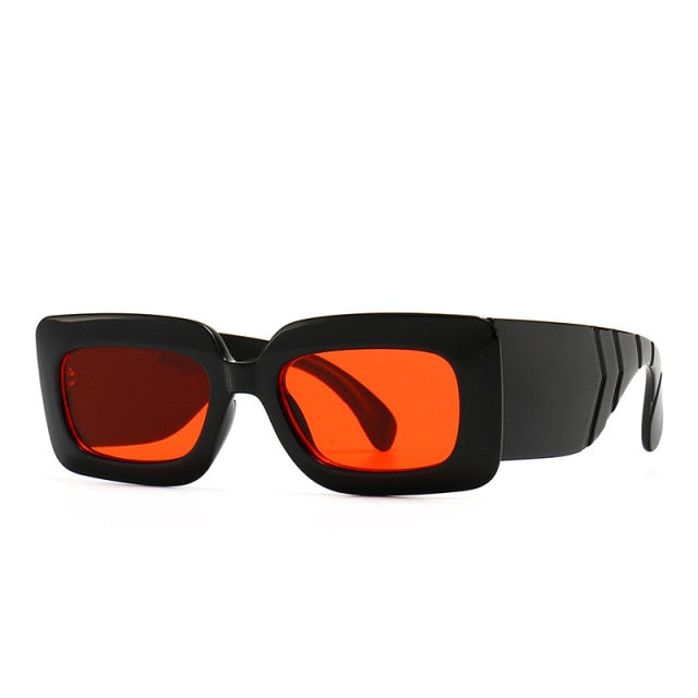 Calanovella Wide Frame Square Rectangle Sunglasses UV400