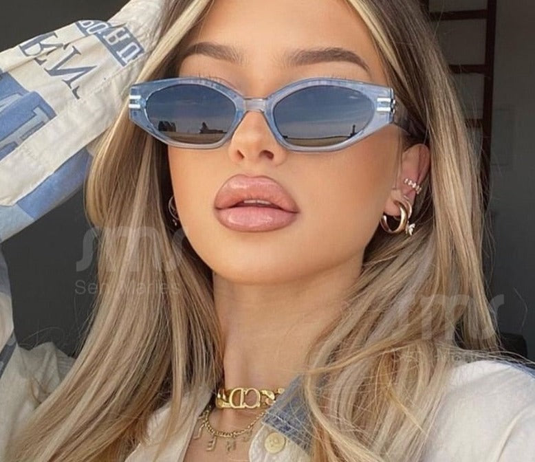 Calanovella Vintage Women Sunglasses Small Frames Retro Glasses