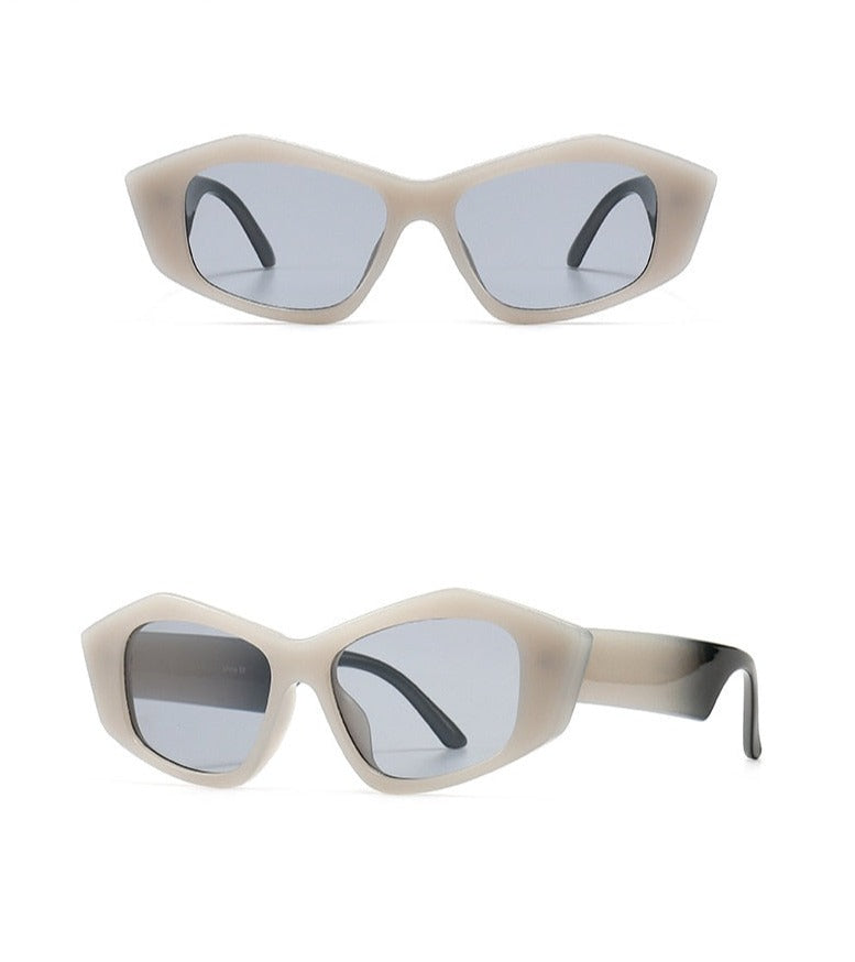 Calanovella Retro Punk Sunglasses Women Men Small Frames Eyeglasses