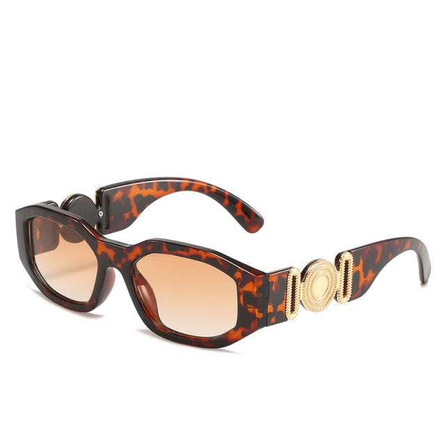 Calanovella Thick Frame Rectangle Sunglasses UV400