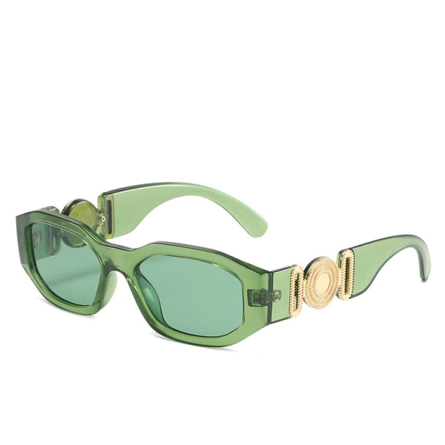 Calanovella Thick Frame Rectangle Sunglasses UV400