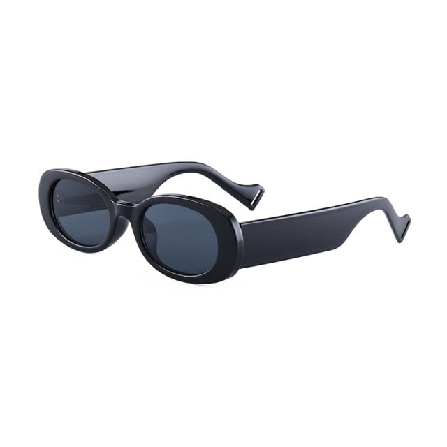 Calanovella Trendy Wide Arm Oval Rectangle Sunglasses UV400