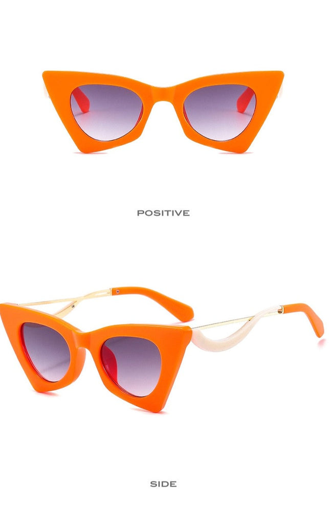 Calanovella Rimless Women Sunglasses Cat Eye Sun Glasses Female Luxury Brand Designer Vintage Sunglasses Gafas De Sol