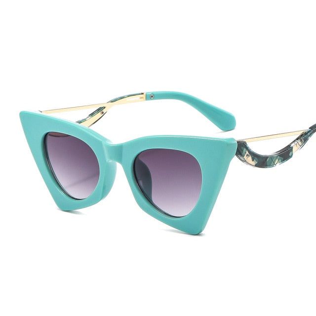 Calanovella Rimless Women Sunglasses Cat Eye Sun Glasses Female Luxury