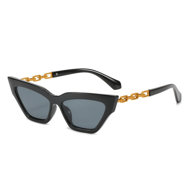Calanovella Retro Cat Eye Sunglasses Women Vintage Brand Designer Sunglass Men Retro Sun Glasses Shades Female UV400