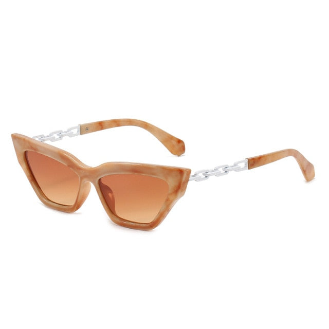 Calanovella Retro Cat Eye Sunglasses Women Vintage Brand Designer