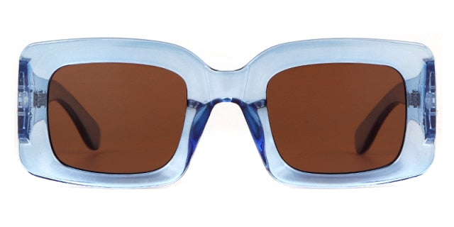 Calanovella Vintage Oversized Square Sunglasses UV400