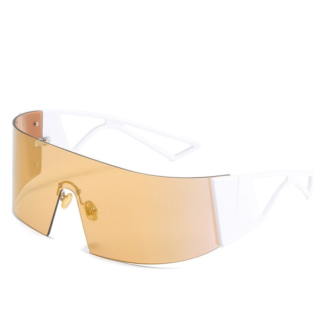 Calanovella Oversized Sunglasses Women Fashion Sun Glasses Rimless