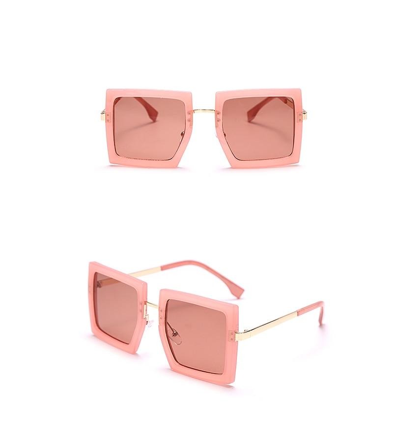 Calanovella Large Square Vintage Retro Sunglasses UV400