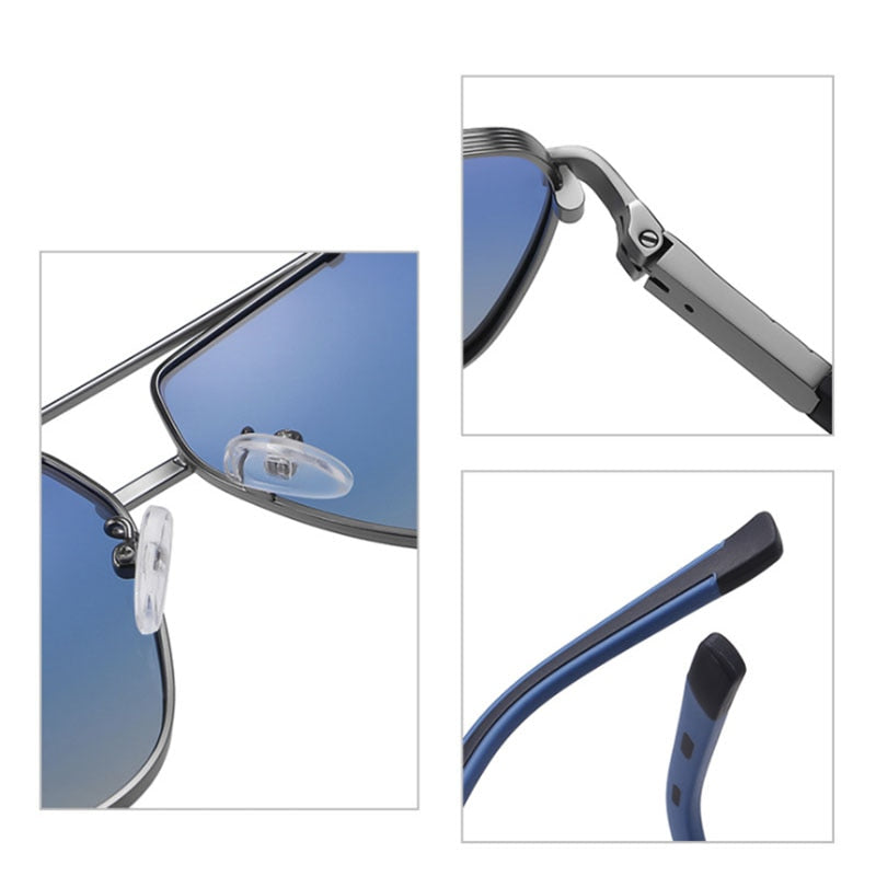 Calanovella Classic Double Bridges Cool Men's Polarized Sunglasses