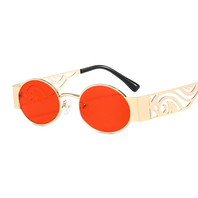 Calanovella Round Vintage Sunglasses Women Men Trendy Small Retro