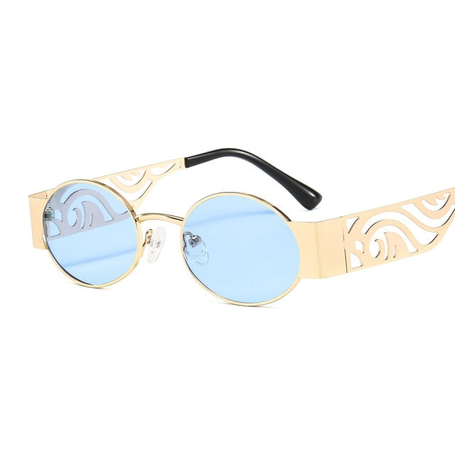 Calanovella Round Vintage Sunglasses Women Men Trendy Small Retro