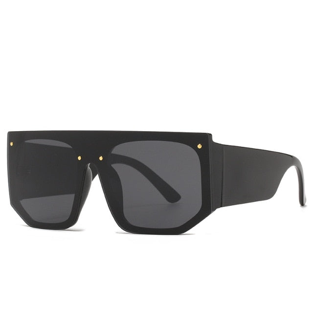Calanovella Oversized Square Sunglasses Women Vintage Sun Glasses Men