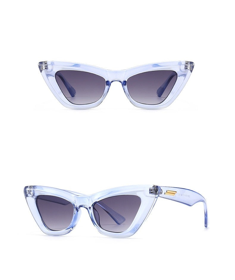 Calanovella New Luxury Brand Chic Cat Eye Sunglasses For Women Vintage