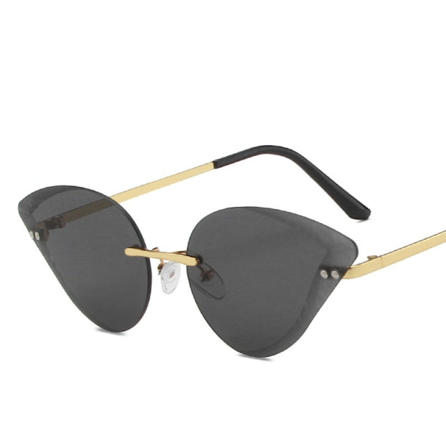 Calanovella Rimless Sunglasses Women Men Luxury Brand Designer Sun