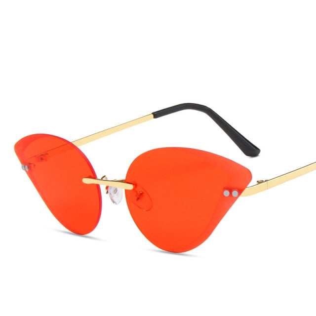 Calanovella Rimless Sunglasses Women Men Luxury Brand Designer Sun