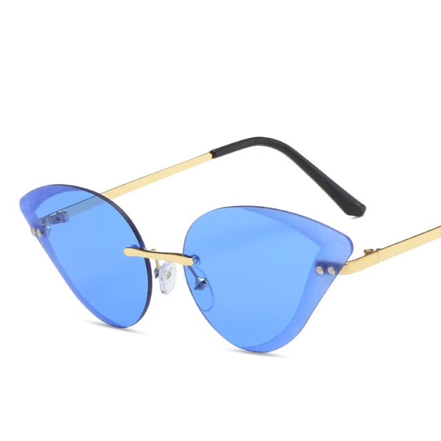 Calanovella Rimless Sunglasses Women Men Luxury Brand Designer Sun