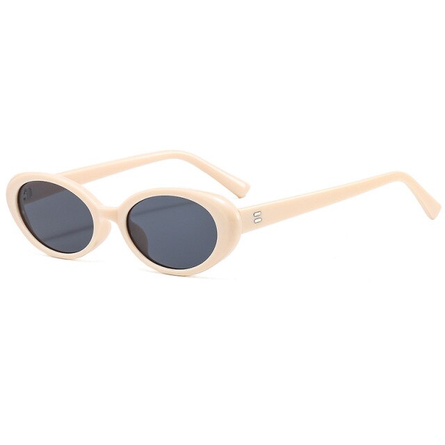 Calanovella Small Oval Sunglasses Women Luxury Brand Designer Eyewear