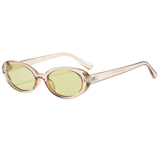 Calanovella Small Oval Sunglasses Women Luxury Brand Designer Eyewear