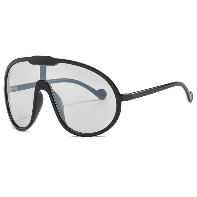 Calanovella Square Shield Sunglasses Women Men Gradient Colorful Lens