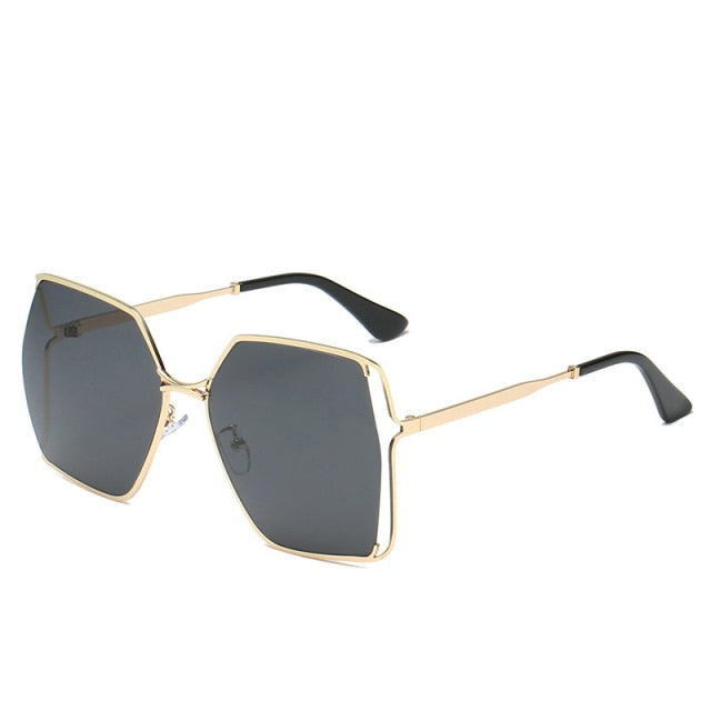 Calanovella Oversized Sunglasses Women Brand Designer Square Sun