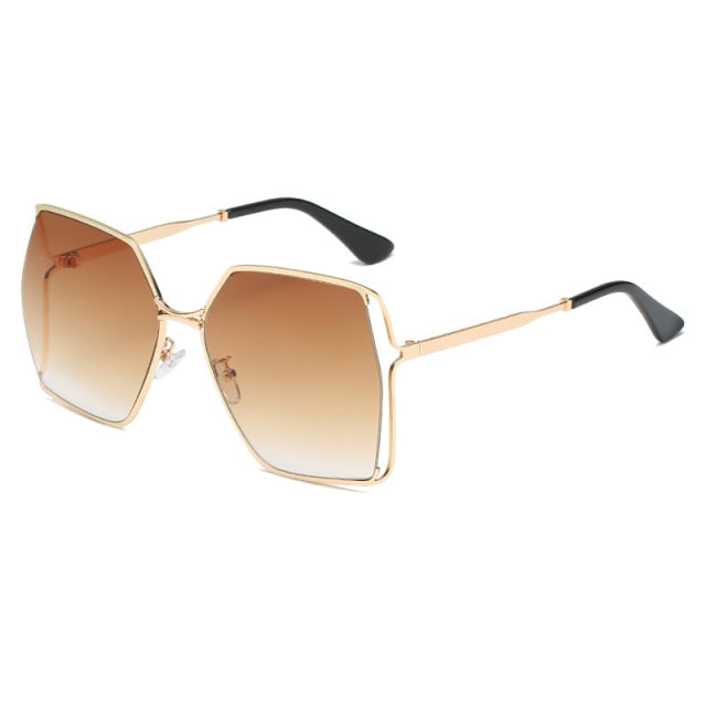 Calanovella Oversized Sunglasses Women Brand Designer Square Sun