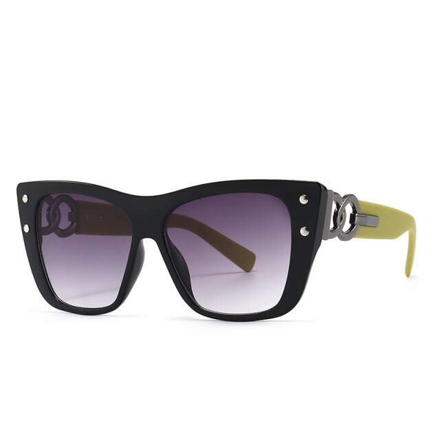 Calanovella Cat Eye Sunglasses Women Brand Designer Oversized Sun