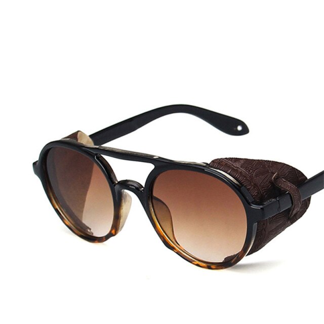 Calanovella Luxury Punk Sunglasses Men Vintage Glasses for Men Women