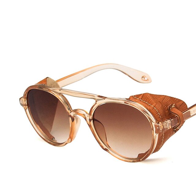 Calanovella Luxury Punk Sunglasses Men Vintage Glasses for Men Women
