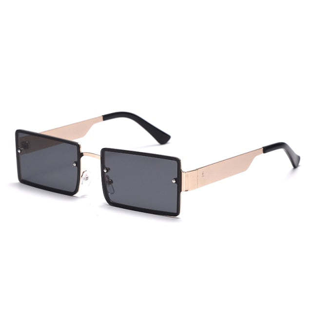Calanovella Rectangle Sun Glasses Luxury Brand Travel Small Square Sunglasses Men Women Vintage Retro Oculos Lunette De Soleil Femme