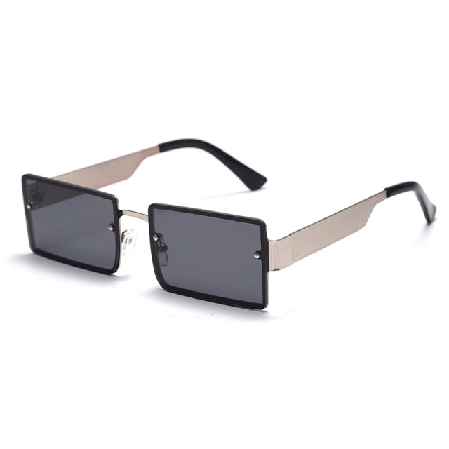 Calanovella Rectangle Sun Glasses Luxury Brand Travel Small Square