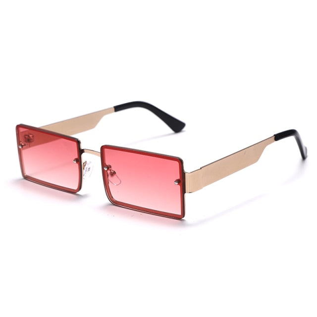 Calanovella Rectangle Sun Glasses Luxury Brand Travel Small Square Sunglasses Men Women Vintage Retro Oculos Lunette De Soleil Femme
