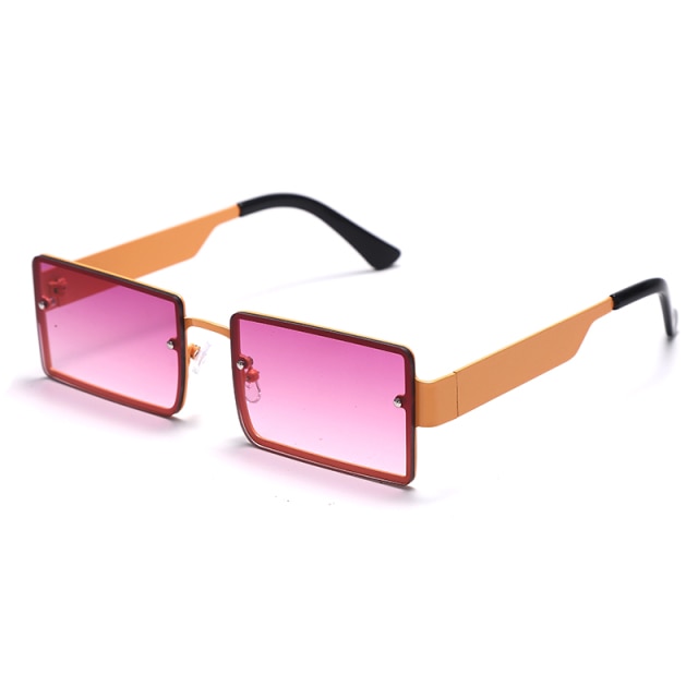 Calanovella Rectangle Sun Glasses Luxury Brand Travel Small Square Sunglasses Men Women Vintage Retro Oculos Lunette De Soleil Femme