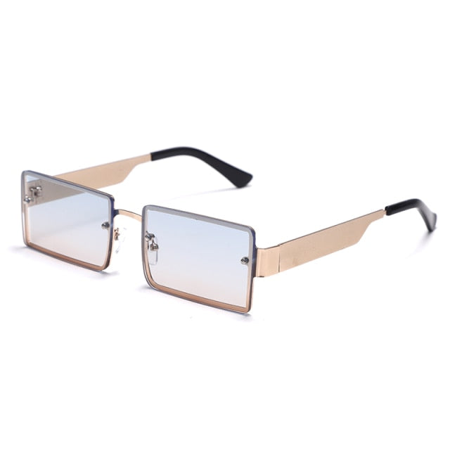 Calanovella Rectangle Sun Glasses Luxury Brand Travel Small Square Sunglasses Men Women Vintage Retro Oculos Lunette De Soleil Femme