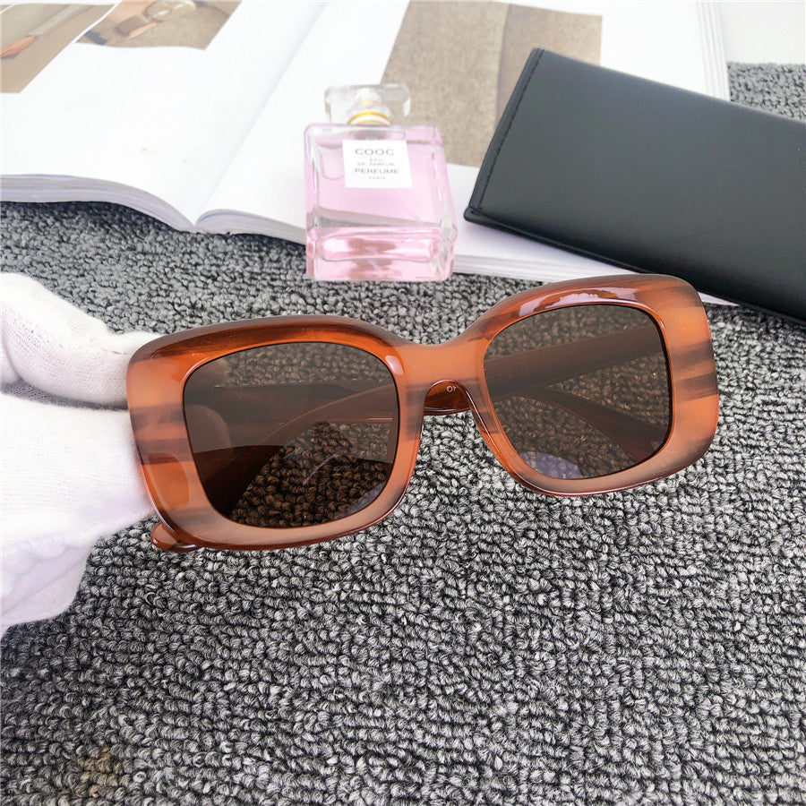 Calanovella Stylish Big Chunky Square Sunglasses UV400