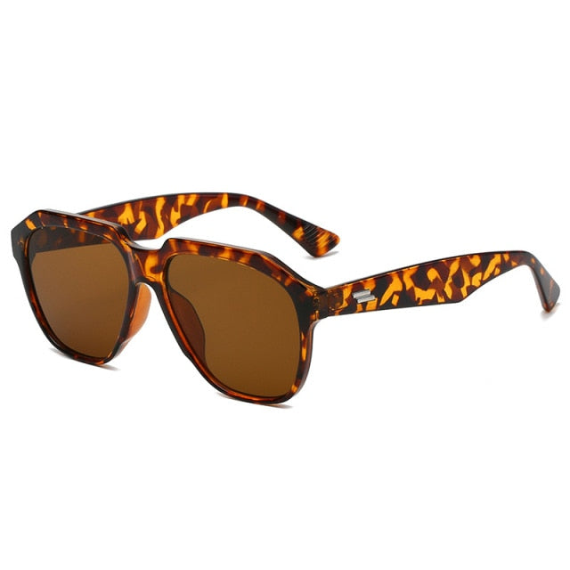 Calanovella Men Pilot Sunglasses Luxury Brand Designer Steampunk Sun