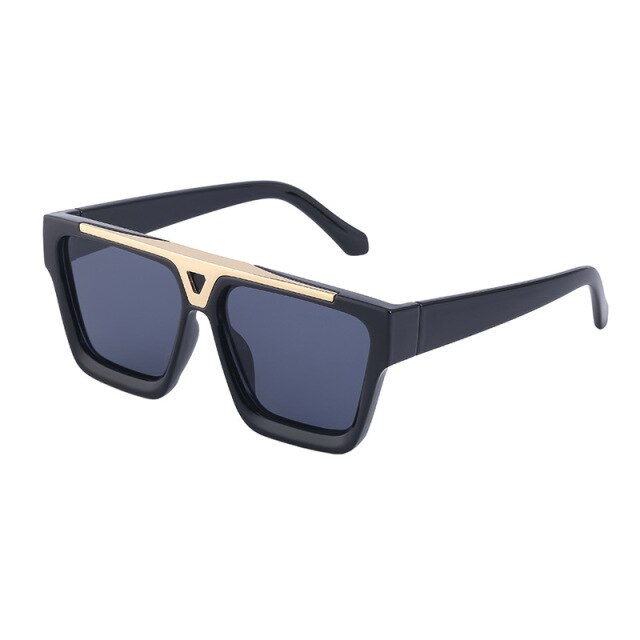 Calanovella Steampunk Men Sunglasses Luxury Brand Designer Punk Square