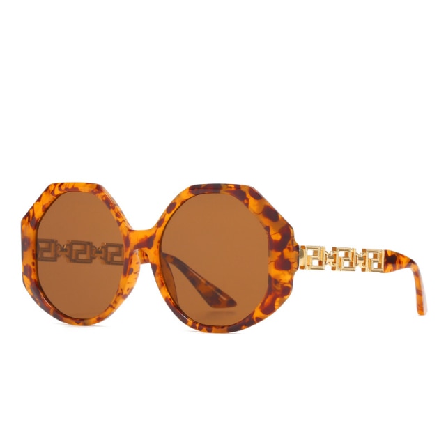 Calanovella Fashion Round Hexagon Sunglasses UV400